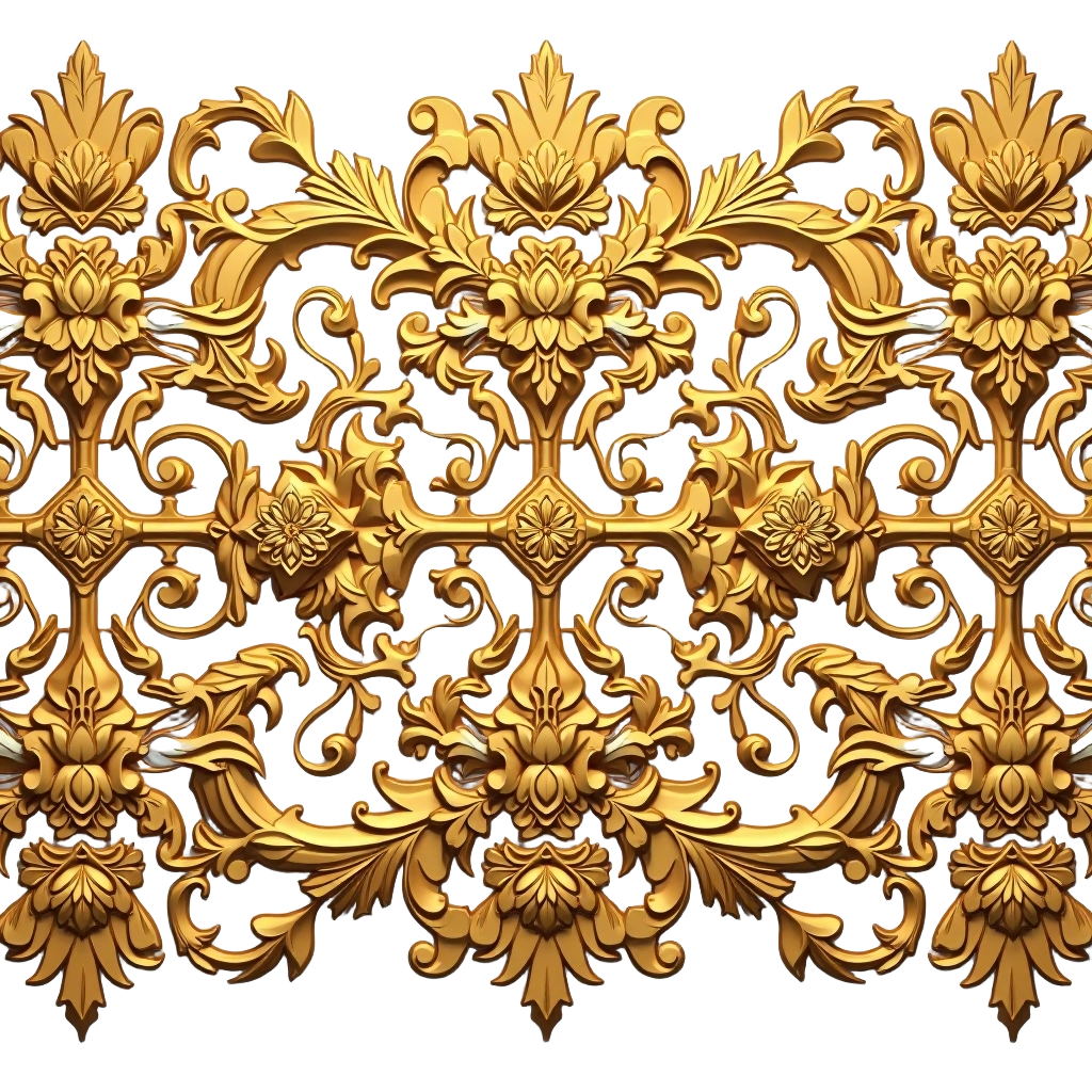 Golden Baroque Ornament